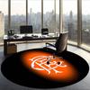 Rangers Fc (19) Round Office Rug Decorative Floor Rug for Office Bedroom Living Room and Home Space