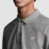 Moncler SS25 Logo Patch Short Sleeve Polo Shirt Men Polo Shirts Gray K1-091-8A00030-84556-984