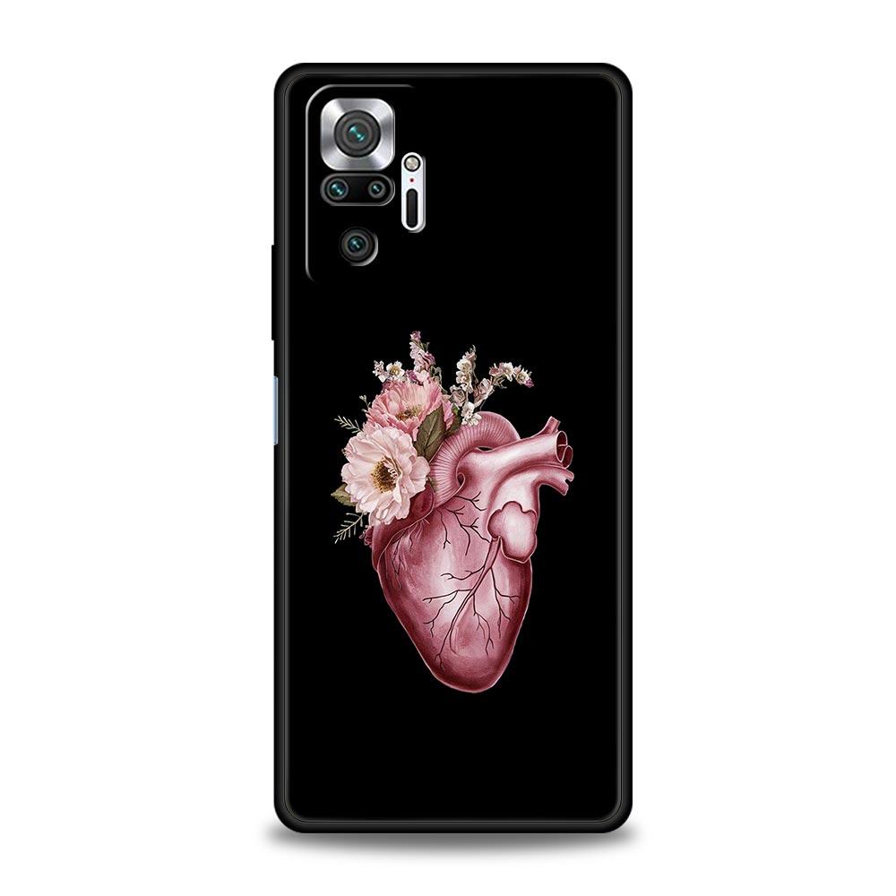 

Чехол для телефона для Xiaomi Redmi Note 14 13 12 Pro Plus 5G 9S 9 10 11 4G 14C 13C 12C 10C 9C 9A Мягкий чехол Креативное сердце Медицинский Redmi Note 14 5G (Global)