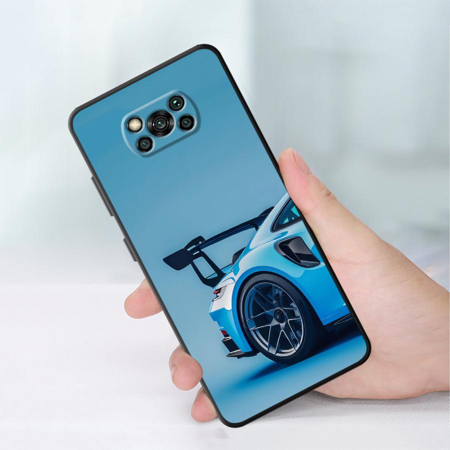 Case for Xiaomi Poco F8 C71 M7 Pro M3 M4 C61 F3 X7 X3 X4 X5 Pro C50 F1 C75 M5 Funda Phone Cover Cool Sports Car