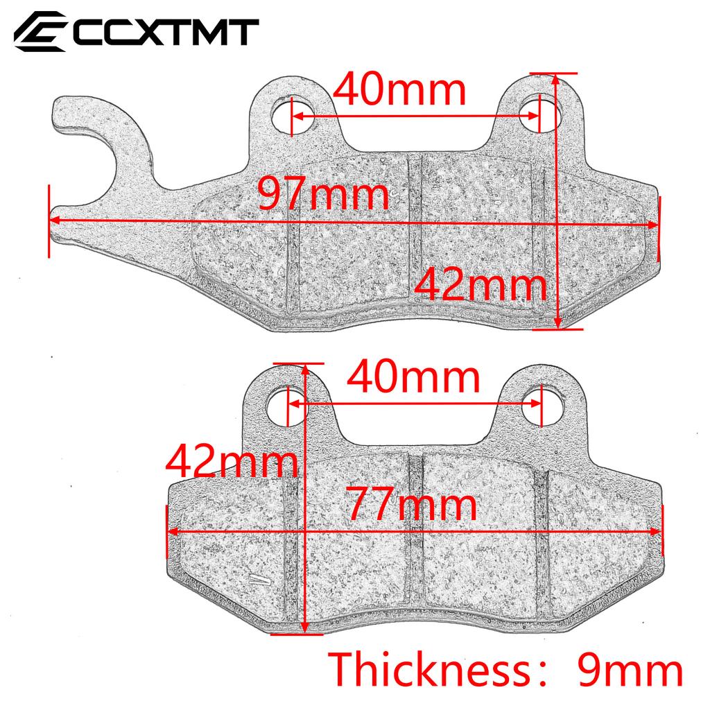 Motorcycle Front Brake Pads For KEEWAY Partner 110cc 2006-2007 Superlight 125cc 2007-2012 150cc 2007-2010 Cruiser 250 2009-2010