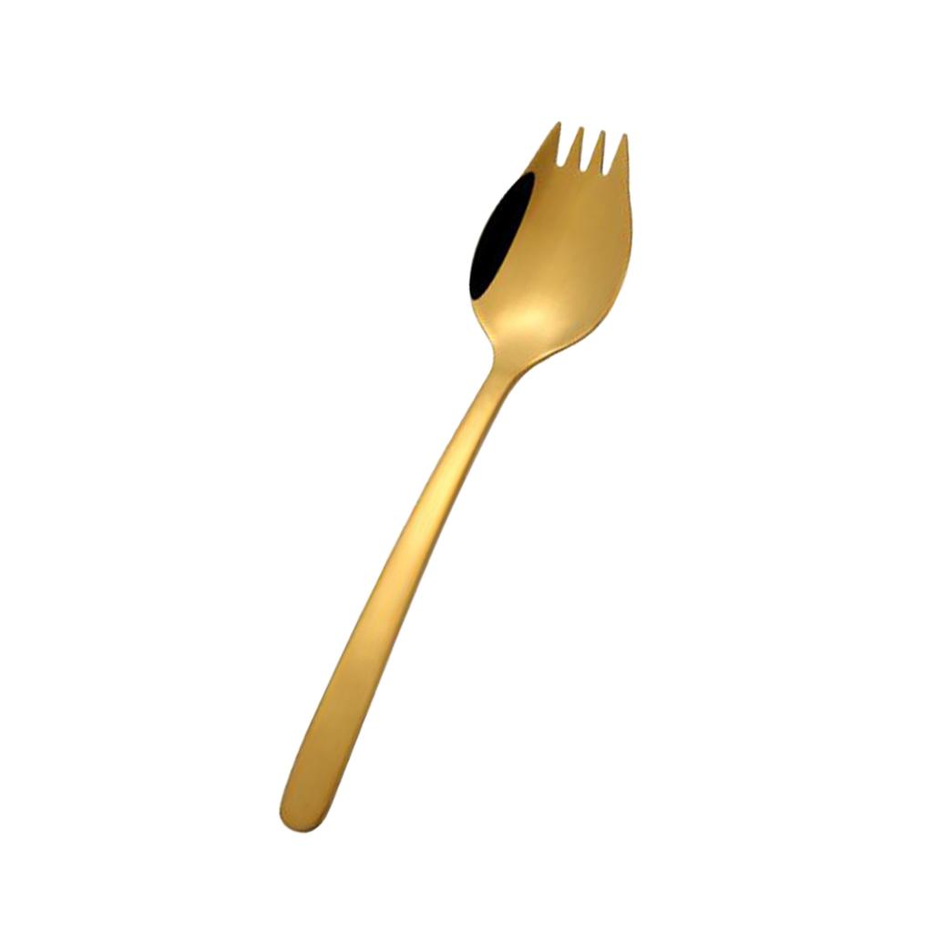 

Spork Löffel Gabel Camping Wander Rucksack Savable Outdoor Utensil золотий