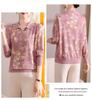 Women's Stylish Spring & Autumn Long-Sleeve Top for Middle-Aged & Elderly 
