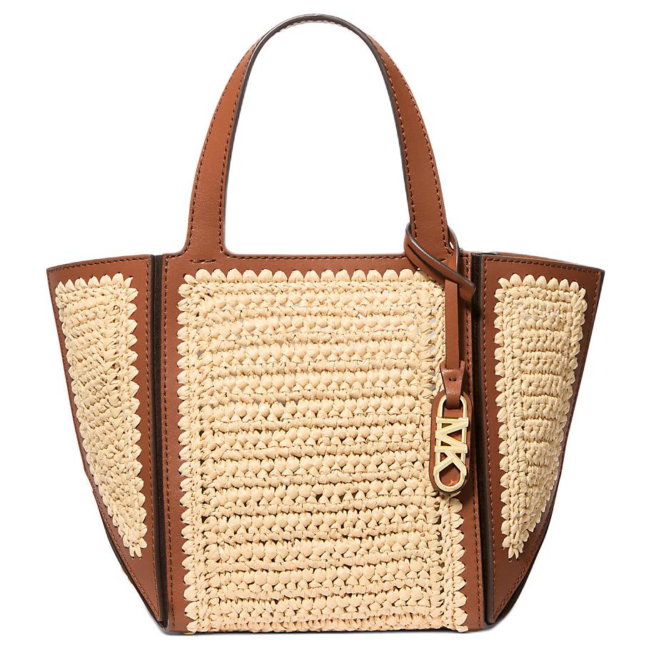 

Michael Kors Mk Jordi Handcrafted Crochet Color Block Design Polypropylene Tote Bag Shopping Bag Handbag Small Women Tote Bags 30S5G9JT5W-1251 Basic Set (Bag)