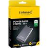 Intenso Powerbank F20000, External Battery with PD 20W QC 18W, USB-C and USB-A Port, 20,000 mAh, Grey