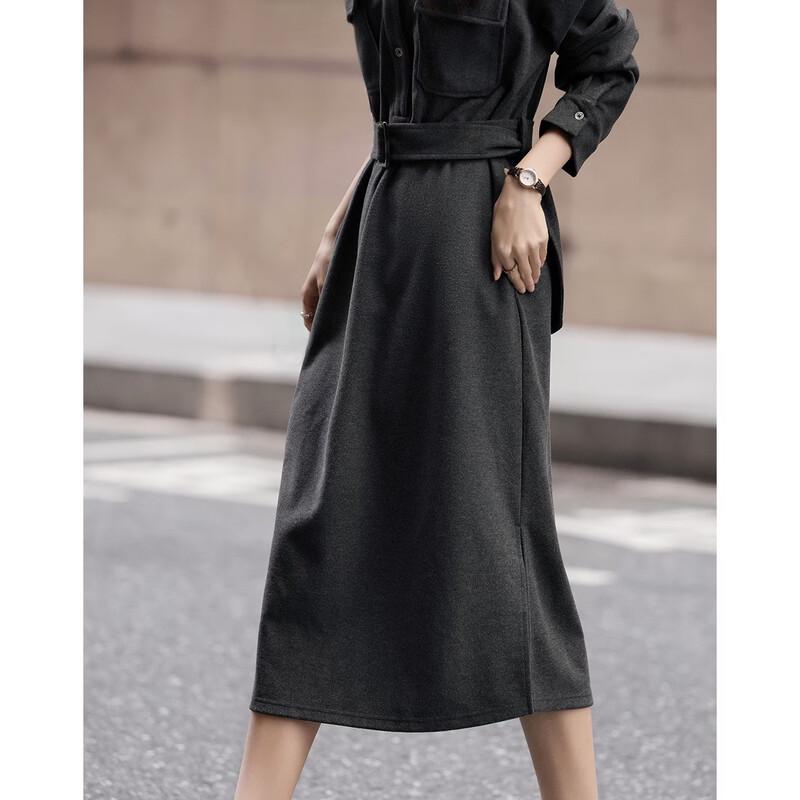Demana Women's Hyaluronic Acid V-Neck Knitted Dress