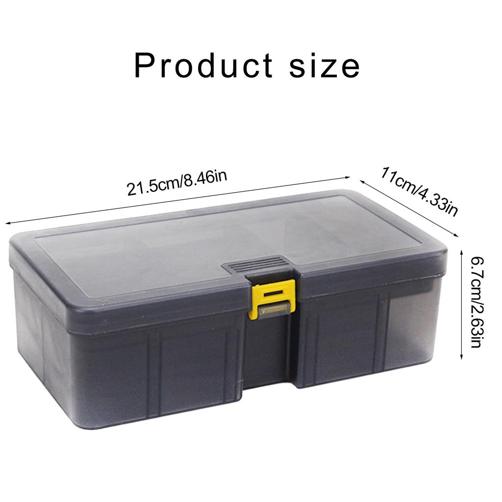 Grids Fishing Tackle Box Waterproof Seal Fishing Tackle Storage Box Baits Storage Case with Compartments Structure