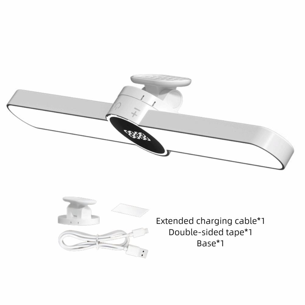 

Stepless Dimming Hanging Clock Lamp Eye Protection USB Rechargeable Lamp Learning Lamp Study Room белый