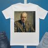Edward Hopper Portrait T-Shirt | Back Print, American Realist Painting Shirt | Gift for Artists, Painters
