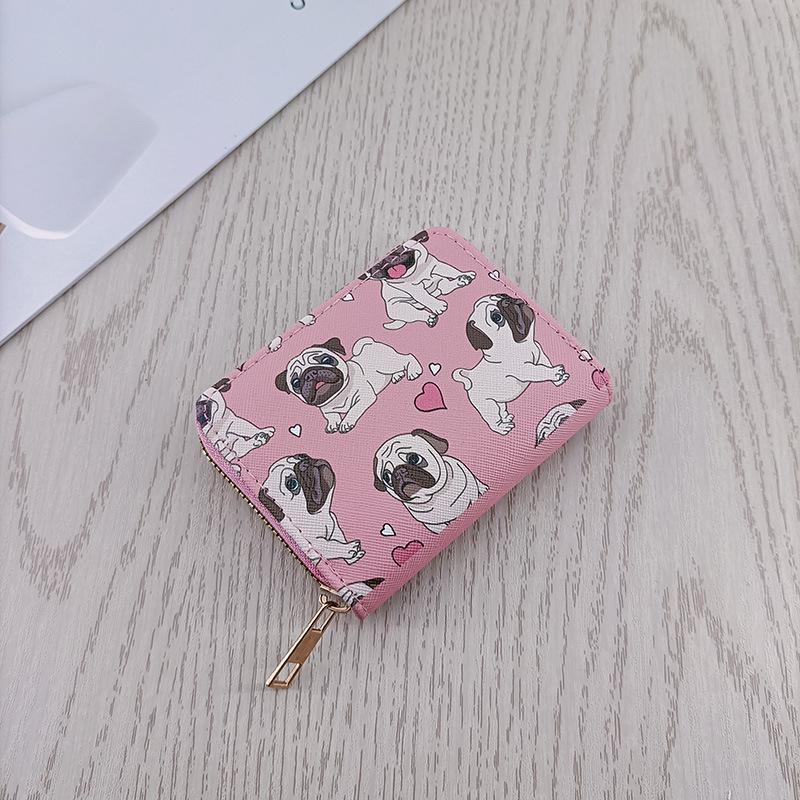 Women's Korean Style Cartoon Mini Wallet & Zipper Card Holder Coin Purse