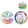 Professional Mix Guide Round Tattoo Nail Pigment Color Wheel Paper Card Supplies