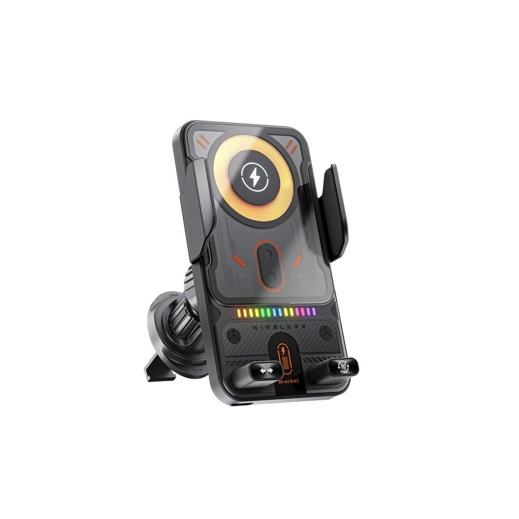 Auto Clamping 15W Wireless Car Charger Adapter Super Fast Charging Air Vent Phone Holder for IPhone 17 16 15 Pro Max for Samsung