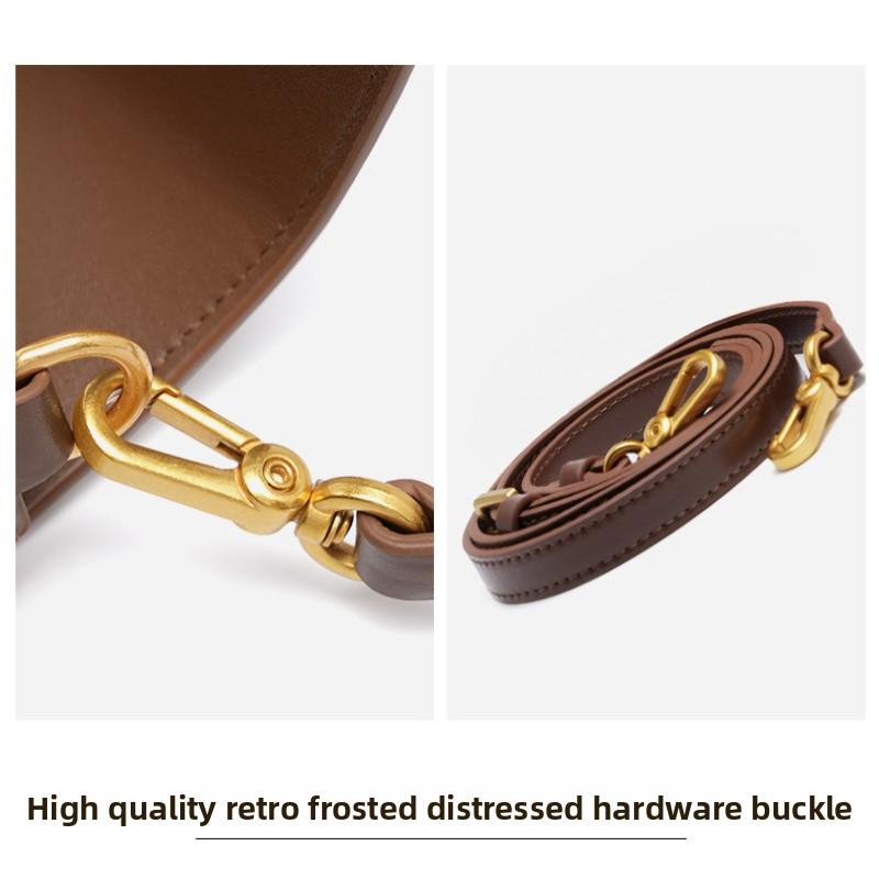 Cowhide High-quality Niche Baguette Bag, High-end Underarm Bag, Women's Bag, Shoulder Messenger Bag