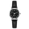 Stylish Women's Quartz Watch with Leather Strap & Digital Scale