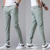 Colors Spring Summer Ultra-thin Men's Stretch Slim Straight Casual Pants Fashion Breathable Golf Sports Trousers