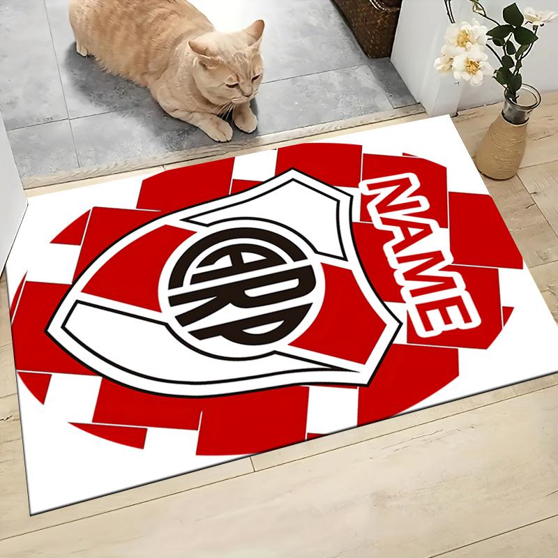 Custom Name Portsmouth FC Crest Carpet Rug Customizable Soft Washable Anti-Slip Home Living Room Sofa Mats Personalized Rug. 0909232