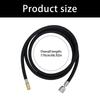 67 Inch Flexible Faucet Hose Replacement for Bathroom Sink Leak Proof Nylon Tubing Fittings Faucet Hose Replacemnet