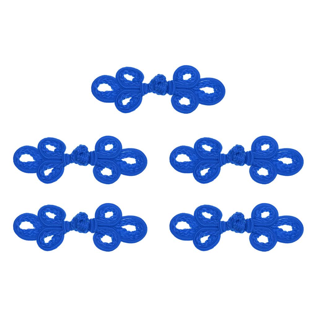 5/12pcs Chinese Knots Frog Buttons Closure Sewing Buttons Fasteners for DIY Sewing Coats Cloak Sweater Bridal Costume Outfit