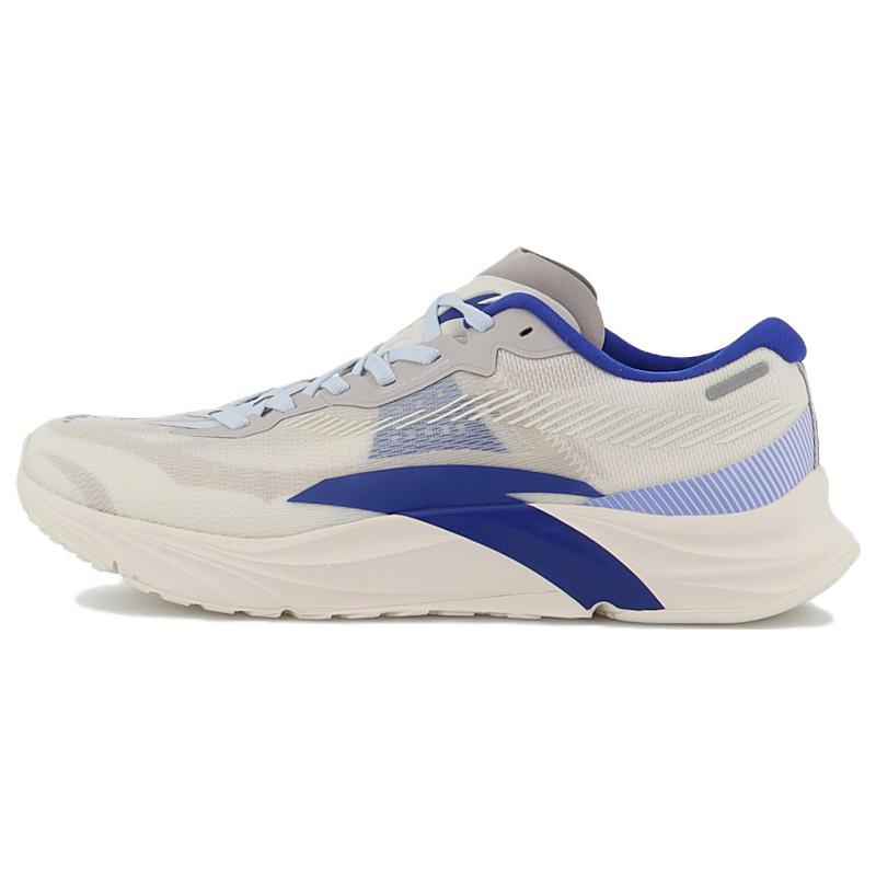 

ANTA Asphalt Road Dominator 1.0 Running Shoes Men s Low top Ivory White/Shade 1 Gray/True Blue Sneakers 112215591R-4 42