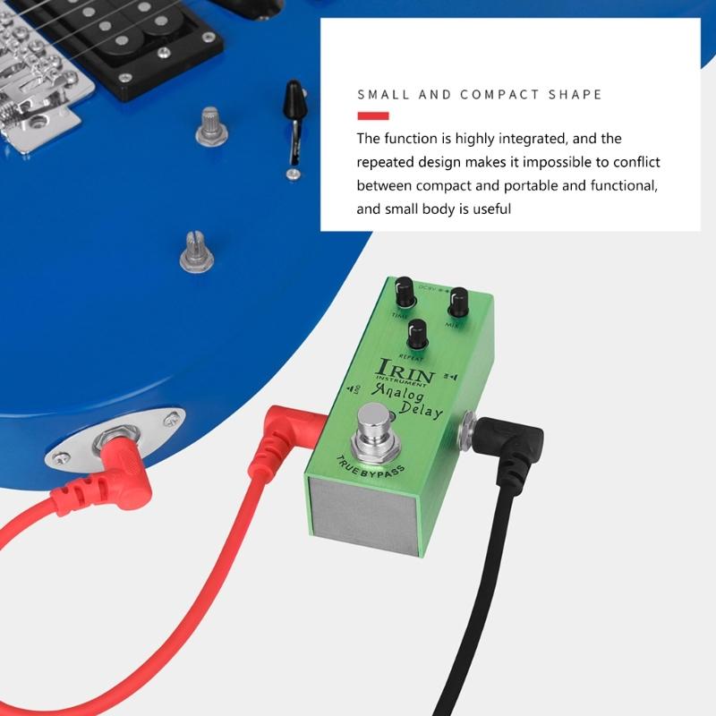 Digital Delay Guitar Effects Pedal Effect Pedals Time/Level/Repeat Knob with Shells Single Type with True Bypass Switch