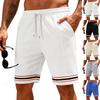 Men's Athletic Shorts Waffle Shorts Shorts Casual Shorts Pocket Elastic Waist Striped Comfort