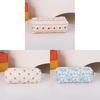 Cute Floral Cotton Makeup Brush Bag With Portable Design For Travel And School