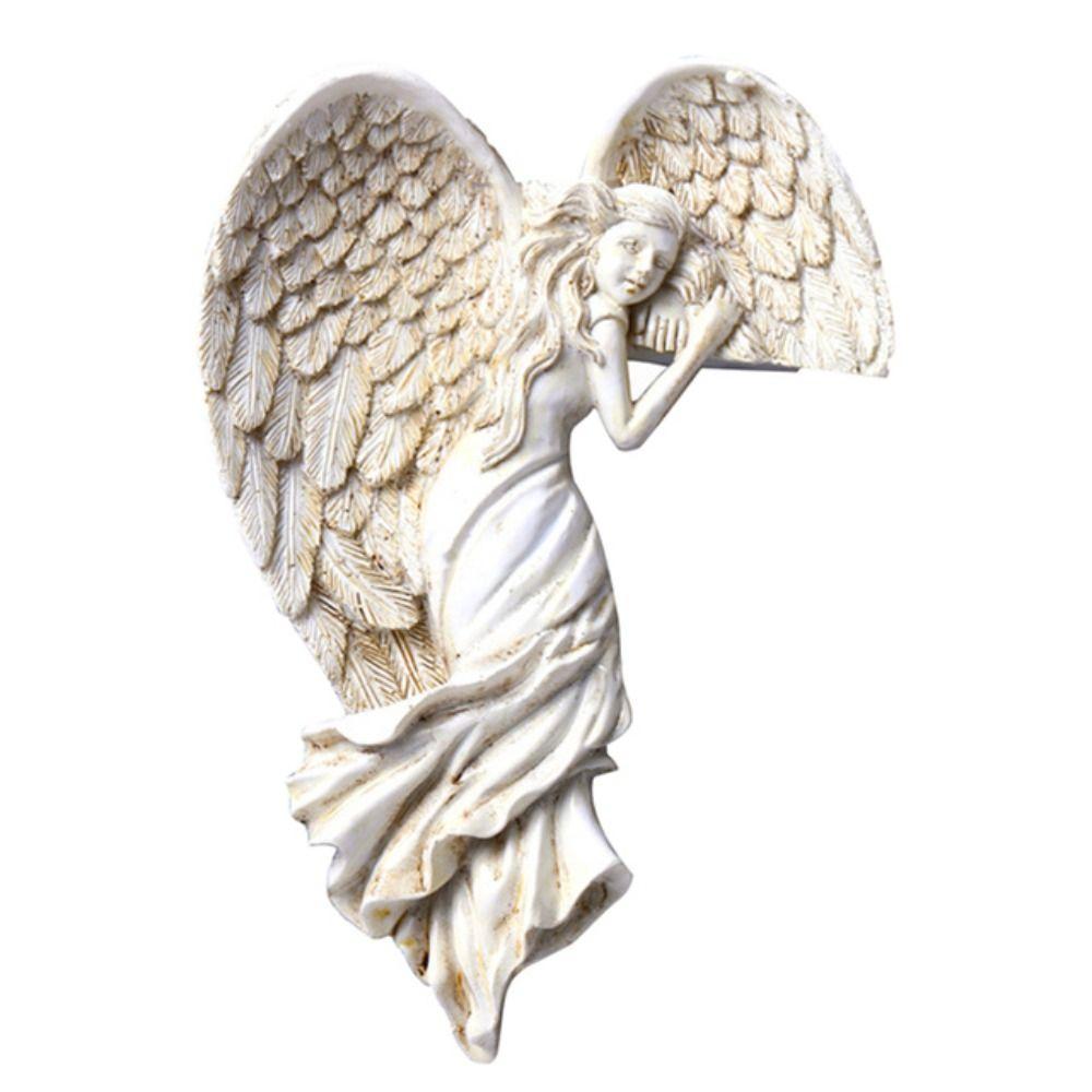 Beautiful Gift Goddesses Sculpture Door Frame Decoration Angel Wing Sculpture Angel Wing Pendant