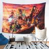One Piece Intense Battle Tapestry Vibrant Anime Design,Perfect For Living Room Bedroom Office Decor Party Wall Hanging Tapestry