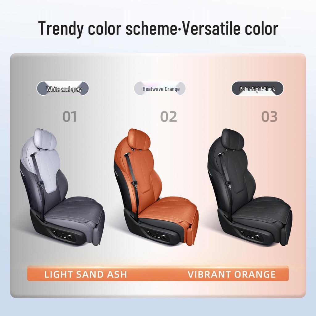 Deep Blue L07 All-Season Car Seat Cushion and Cover Set