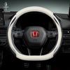 Car Steering Wheel Cover For Honda Civic FIT Accord Prelude CRV Mugen CRZ CRX Jazz HRV Pilot Odyssey Elys Carbon Fiber Leather SV0