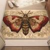Moth Pattern Doormat Insect Animal Pattern Home Decor Carpet Soft Non-slip Floor Mat for Indoor Outdoor Entrance Decor