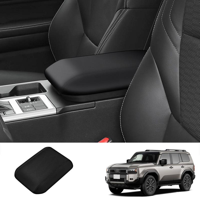 For Toyota Land Cruiser 250 Prado LC250 2024 2025 ABS Leather Center Console Armrest Box Cover Pad Anti-Scratch  Accessories