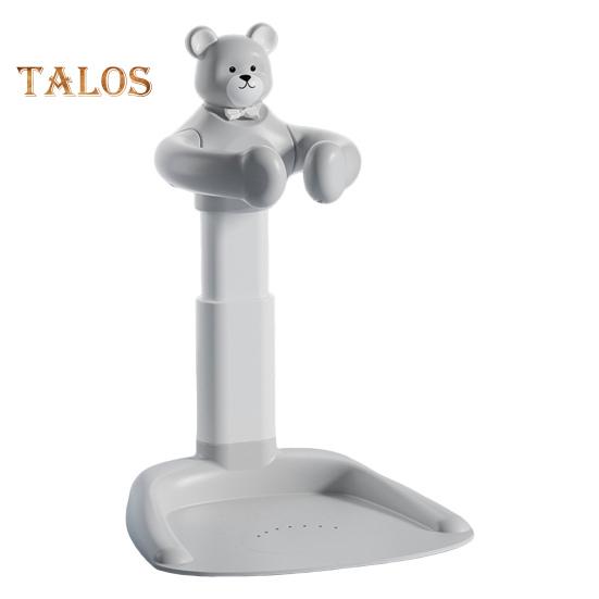 

Подставка для душа для младенца с регулируемой высотой и нескользящим основанием, портативная подставка для ванны, подставка для душа для ванны, лучшая поддержка для детской ванны Bear серый