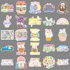 50 Easter Graffiti Stickers Personalized Cartoon Holiday Decoration Mobile Phone Water Cup Suitcase Stickers