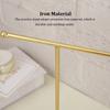 Metal Frame Jewelry Display Stand Horizontal Bar Jewelry Storage Rack  Counter Display