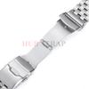 18mm 20mm 22mm 24mm 26mm Universal Watch Strap Stainless Steel Watch Band Flat Interface for Men Women Folding Buckle Wristbelts