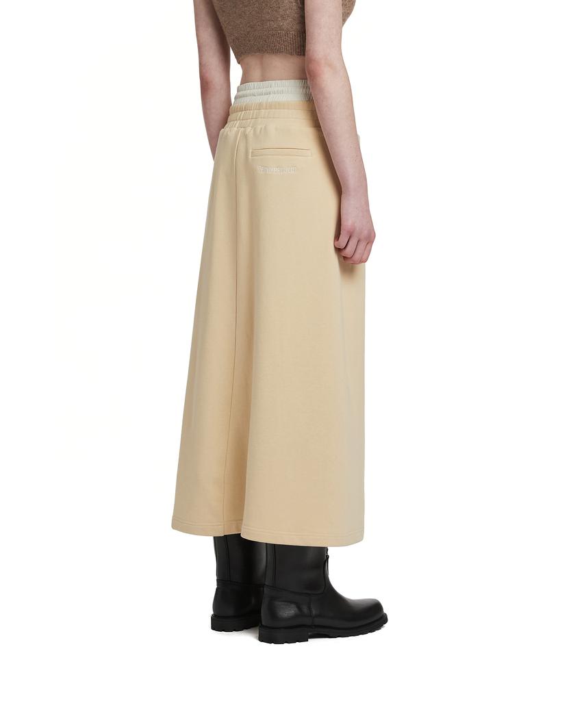 Trunk Project Double Waist Lounge Skirt_Yellow