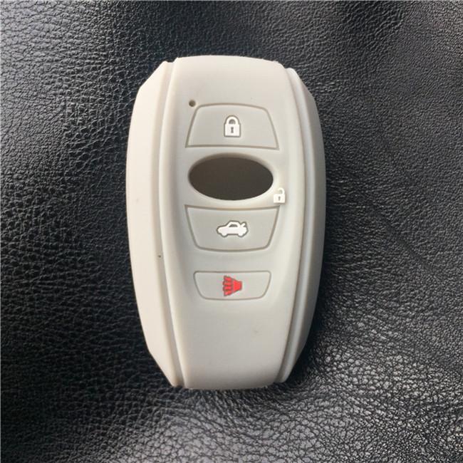 Silicone Rubber Car Key Case Cover for Subaru Legacy Impreza Forester Xv Trezia BRZ Wrx Levorg 3button Key Case