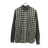 Check Pattern Switching Long Sleeve Button Down Shirt S Men's Used