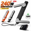 2in1 240W Type C Mobile Phone Charging Bracket Cable Adapter Fast Charging Type C To USB C OTG Converter With Foldable Holder 3