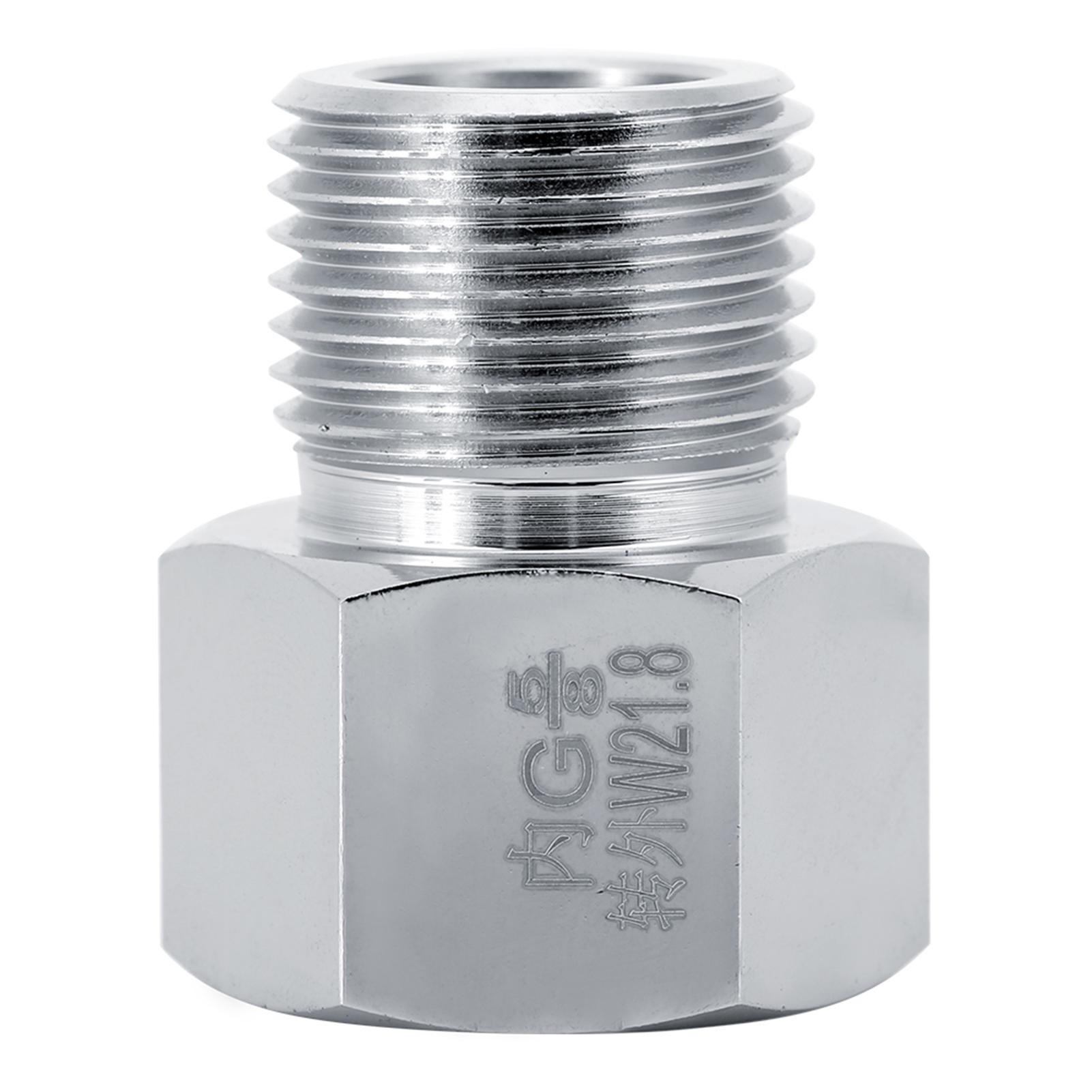 

Переходник-коннектор для баллона, конвертер для регулятора CO2 для аквариума, внутренняя резьба G5/8 на наружную W21.8