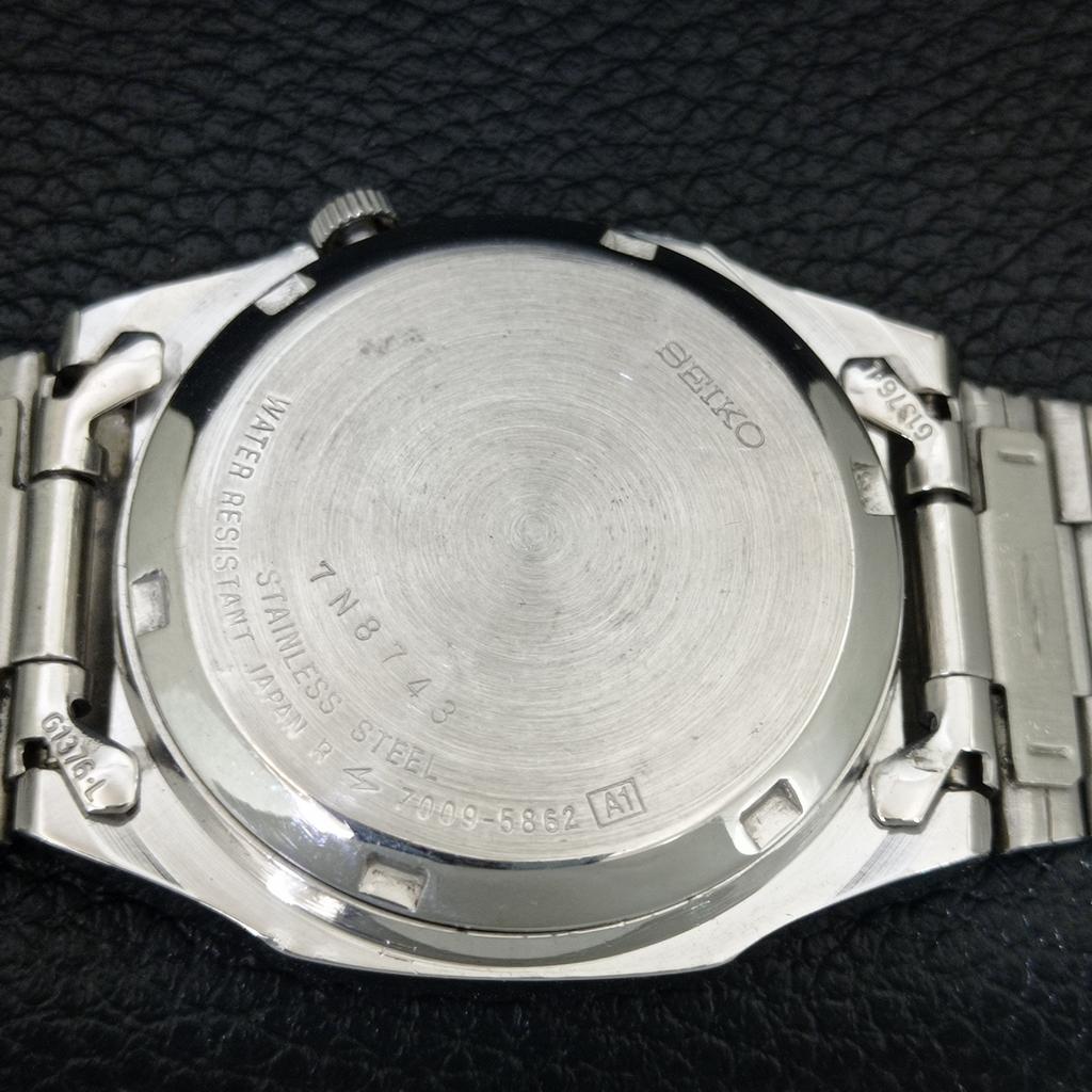 GENUINE VINTAGE SEIKO 5 AUTOMATIC 7009A JAPAN MENS ORIGINAL DIAL WATCH a709209-1