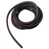 1pc 3-Layer Rubber Weatherstrip Accessories Sound Insulation Car Door Seal Strips Seal Strip Black Sound Insulation Weatherstrip