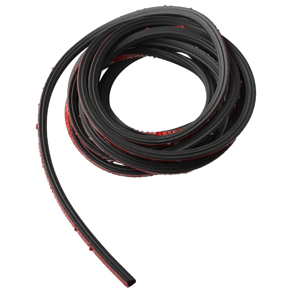 1pc 3-Layer Rubber Weatherstrip Accessories Sound Insulation Car Door Seal Strips Seal Strip Black Sound Insulation Weatherstrip