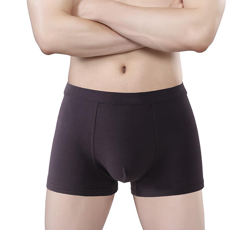 Plus Size Men's Summer Cotton Loose Breathable High Waist Flat Angle Briefs