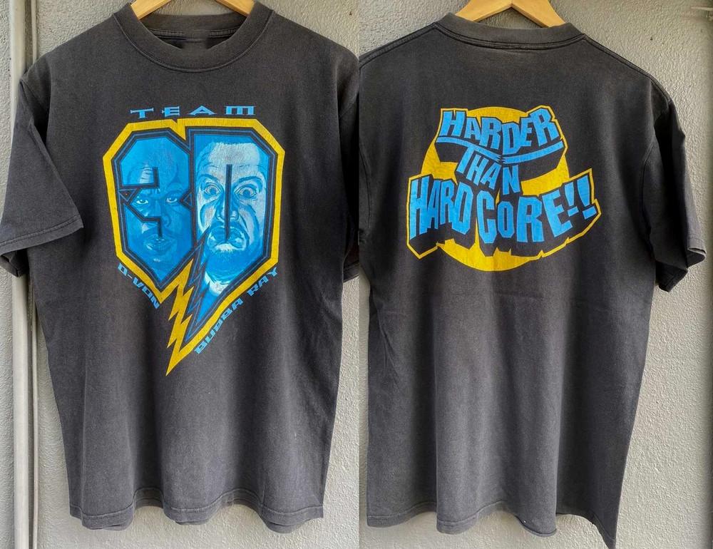 2 Sides The Dudley BOYZ Harder Than Hardcore  Shirt Unisex Black S-5XL ND1173 Unisex T-Shirt XL