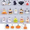 Resin Craft Halloween Small Ornament Cute Pumpkin Statue Halloween Figurine  Fairy Accessory