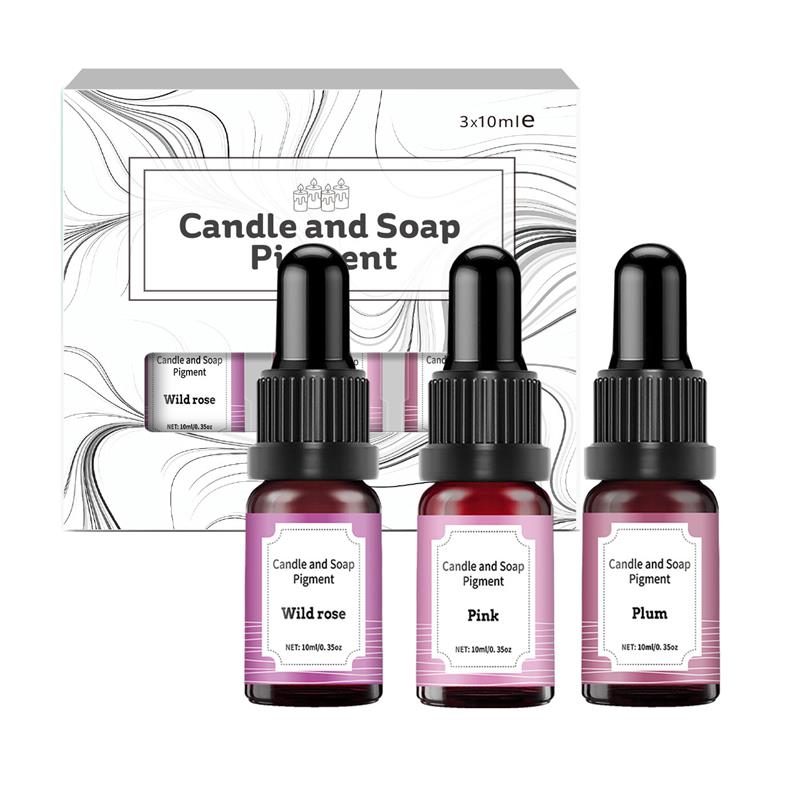 10Ml Essential Oil Bottle Candle Colorant 3-Color Combination Set Candle Dyes For DIY Handmade Candle Making