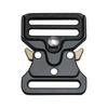 Outdoor Tactical Alloy Cobra Buckle for Backpack and Suitcase