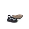 Klassische Damen-Sandalen aus schwarzem Echtleder, bequem, lässig, hochwertiger Stil, leichte Sandalen